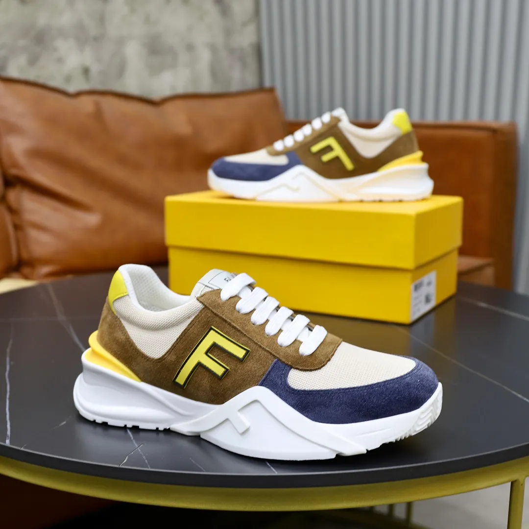 Men's men's shoes 290🔥Brand: FENDI Size: 38-44 (45, 46 customized) Grade: Original quality High version Material: Imported cowhide ➕ High-quality and comfortable lining Original lightweight non-slip outsole Style category: Travel Fashion casual shoes Versatile trend